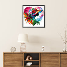 Load image into Gallery viewer, Diamond Painting - Partial Special Shaped - Silhouette top hat ladies (30*30CM)
