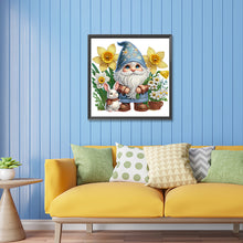 Load image into Gallery viewer, Diamond Painting - Partial Special Shaped - Spring flower gnome (30*30CM)
