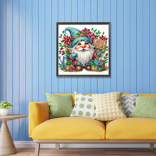 Load image into Gallery viewer, Diamond Painting - Partial Special Shaped - Spring flower gnome (30*30CM)
