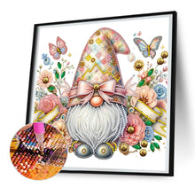 Load image into Gallery viewer, Diamond Painting - Partial Special Shaped - Spring flower gnome (30*30CM)
