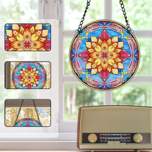 Load image into Gallery viewer, Suncatcher Diamond Drawing Hanging Ornament Home Windows Decor (Mandala)
