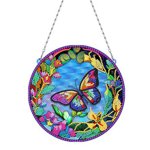 Load image into Gallery viewer, Suncatcher Animal Flower Colorful Diamond Drawing Hanging Ornament (Butterfly)

