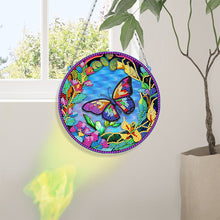 Load image into Gallery viewer, Suncatcher Animal Flower Colorful Diamond Drawing Hanging Ornament (Butterfly)
