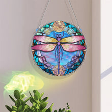 Load image into Gallery viewer, Suncatcher Diamond Drawing Hanging Ornament Home Windows Decor (Dragonfly)
