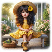 Load image into Gallery viewer, Diamond Painting - Full Round - girl (30*30CM)
