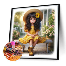Load image into Gallery viewer, Diamond Painting - Full Round - girl (30*30CM)
