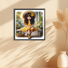 Load image into Gallery viewer, Diamond Painting - Full Round - girl (30*30CM)
