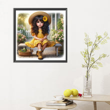 Load image into Gallery viewer, Diamond Painting - Full Round - girl (30*30CM)
