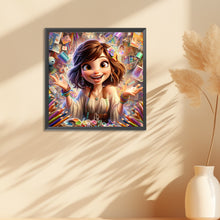 Load image into Gallery viewer, Diamond Painting - Full Round - girl (30*30CM)
