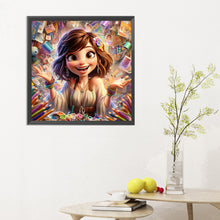 Load image into Gallery viewer, Diamond Painting - Full Round - girl (30*30CM)
