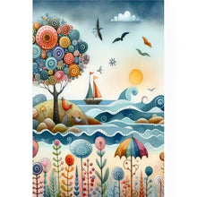 Load image into Gallery viewer, Diamond Painting - Full Square - Painted colors seaside (20*30CM)
