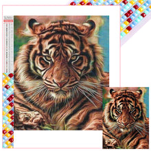Load image into Gallery viewer, Diamond Painting - Full Square - tiger (50*60CM)
