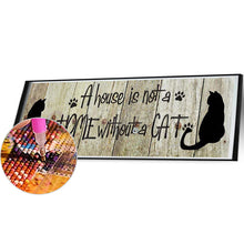 Load image into Gallery viewer, Diamond Painting - Full Square - cat (80*30CM)
