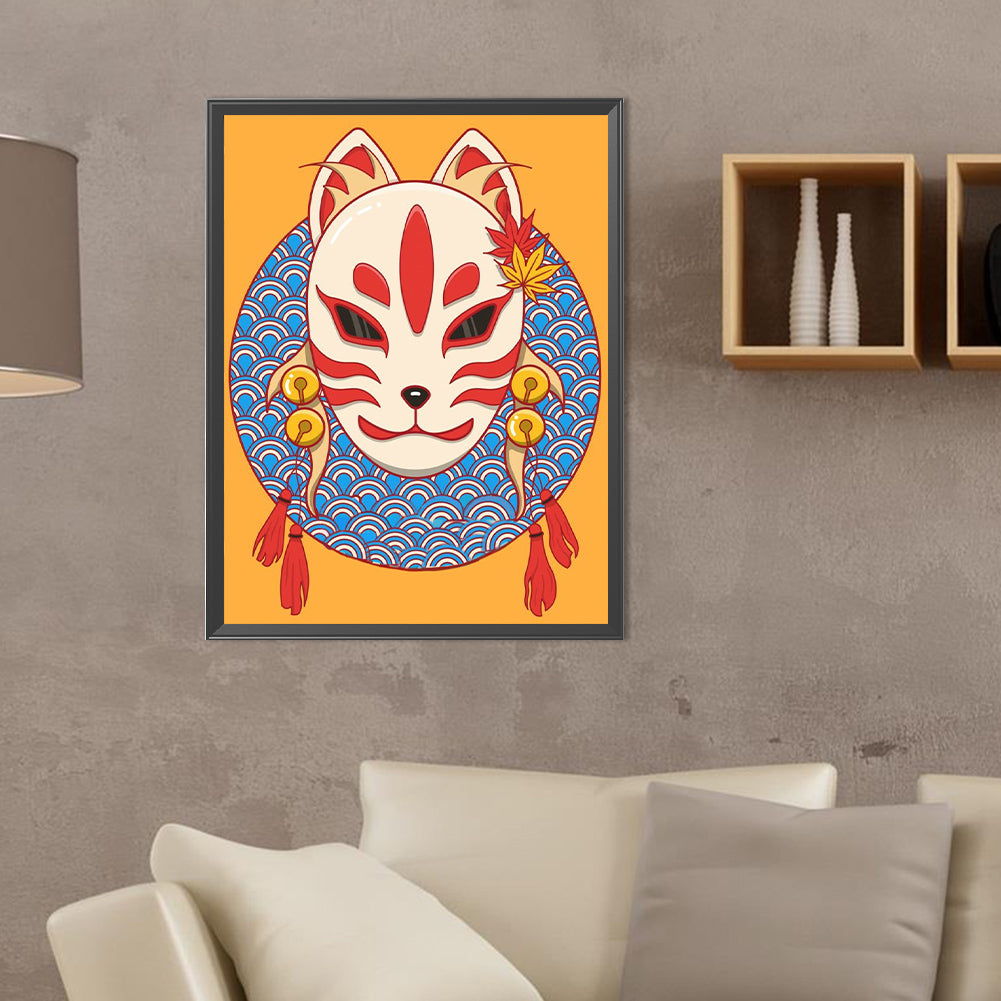 Diamond Painting - Full Round - Mask of the Fox (30*40CM)