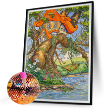 Load image into Gallery viewer, Diamond Painting - Full Round - Mushroom hut in the tree (30*40CM)
