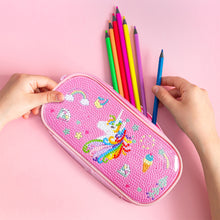 Load image into Gallery viewer, Cartoon Unicorn Round DIY Diamond Painting Stationery Box Students Pencil Case
