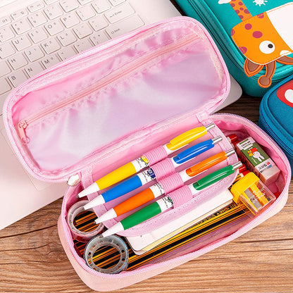 Cartoon Unicorn Round DIY Diamond Painting Stationery Box Students Pencil Case