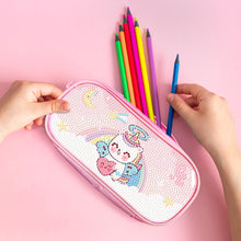 Load image into Gallery viewer, Cartoon Unicorn Round DIY Diamond Painting Stationery Box Students Pencil Case
