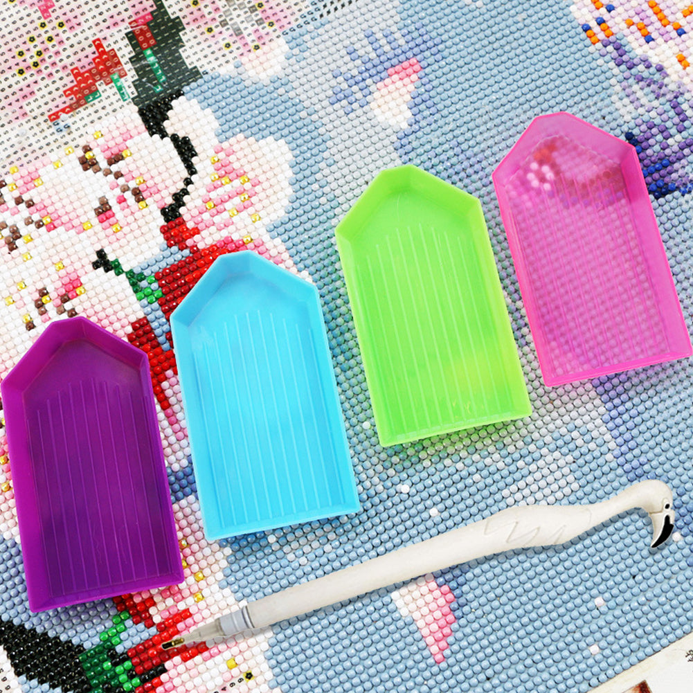 Cute Flamingo Diamond Painting Pen Kit with Clay Tips Tray for Diamond Painting