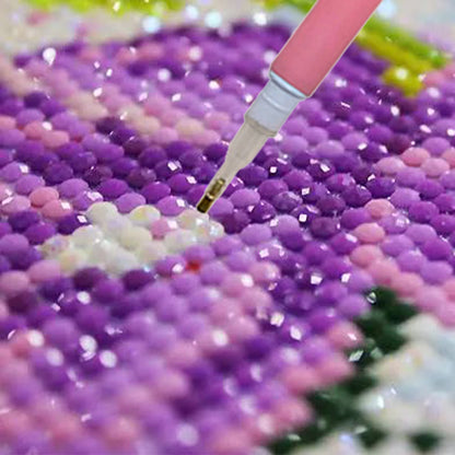 Cute Flamingo Diamond Painting Pen Kit with Clay Tips Tray for Diamond Painting