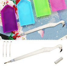 Load image into Gallery viewer, Cute Flamingo Diamond Painting Pen Kit with Clay Tips Tray for Diamond Painting
