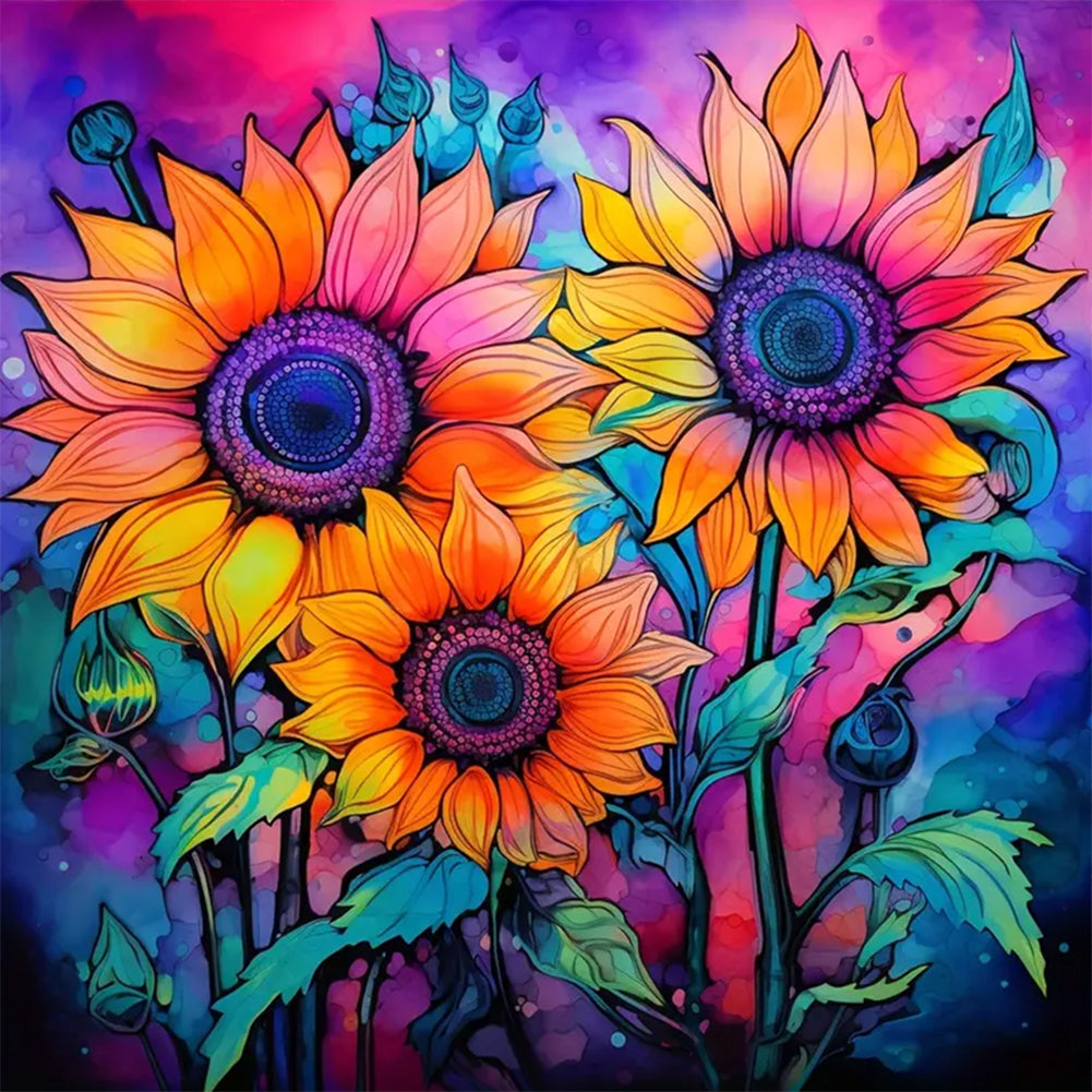 Diamond Painting - Full Round - Flowers and plants series (30*30CM)