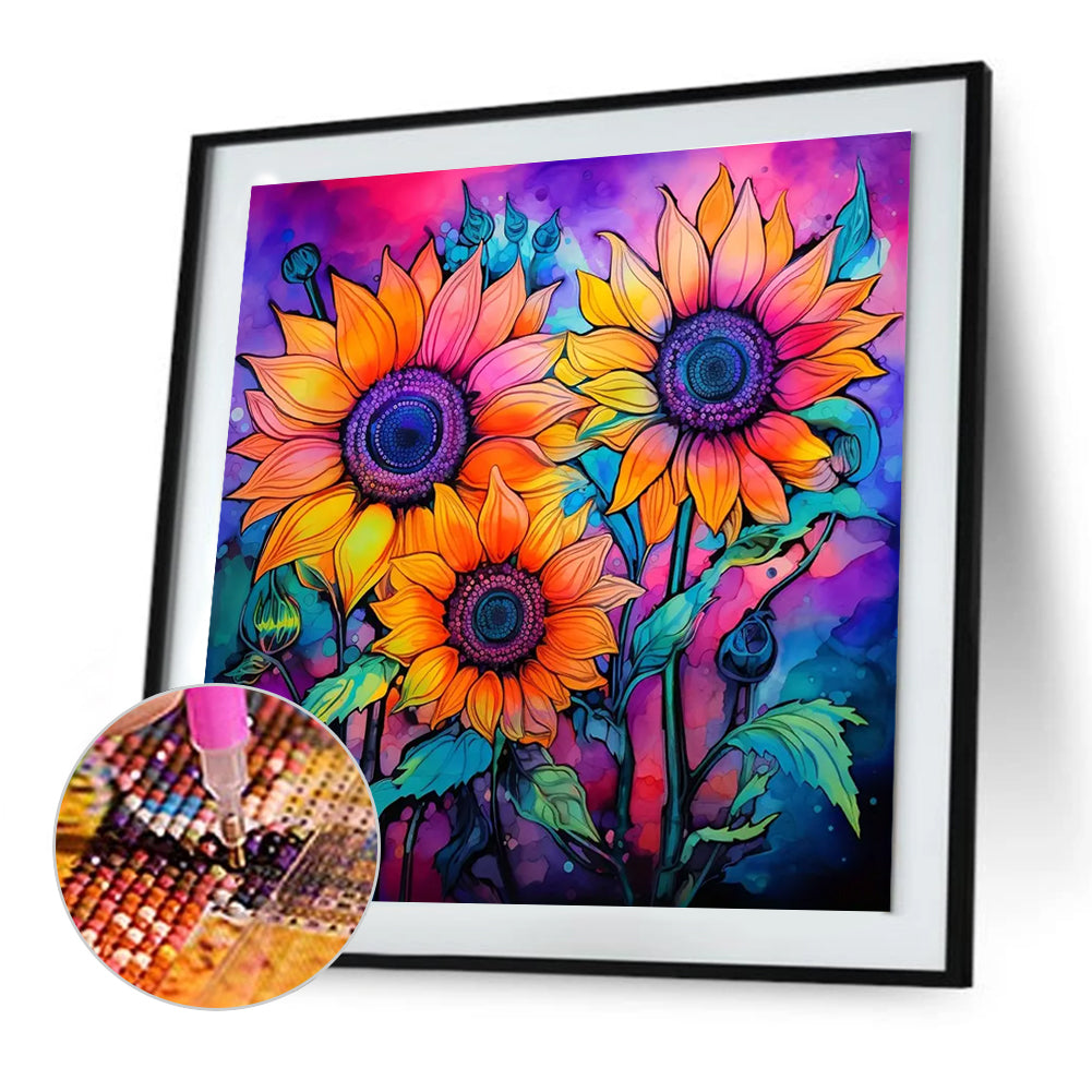 Diamond Painting - Full Round - Flowers and plants series (30*30CM)