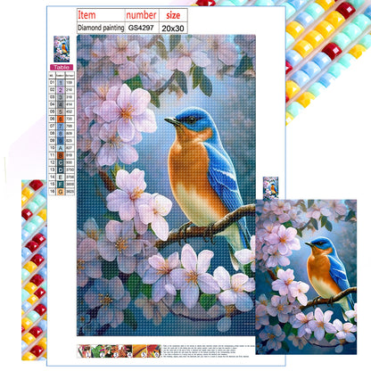 Diamond Painting - Full Square - bluebird (20*30CM)