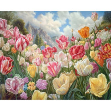 Load image into Gallery viewer, Diamond Painting - Full Square - Flowery mountains (50*40CM)
