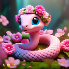 Load image into Gallery viewer, Diamond Painting - Full Round - Zodiac Sign-Snake (30*30CM)
