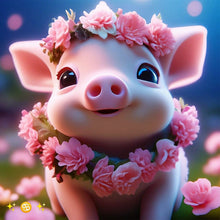 Load image into Gallery viewer, Diamond Painting - Full Round - Zodiac sign-Pig (30*30CM)
