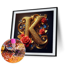 Load image into Gallery viewer, Diamond Painting - Full Round - twenty-six letters -k (30*30CM)
