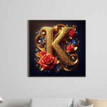 Load image into Gallery viewer, Diamond Painting - Full Round - twenty-six letters -k (30*30CM)
