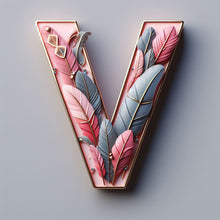 Load image into Gallery viewer, Diamond Painting - Full Round - twenty-six letters-v (30*30CM)
