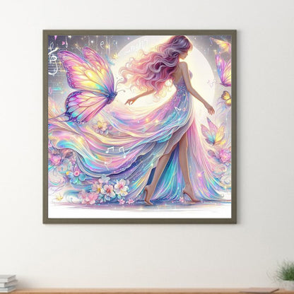 Diamond Painting - Full Round - walking rapunzel (30*30CM)