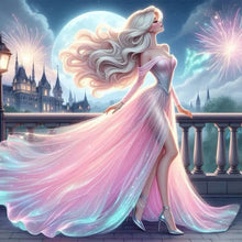Load image into Gallery viewer, Diamond Painting - Full Round - walking rapunzel (30*30CM)
