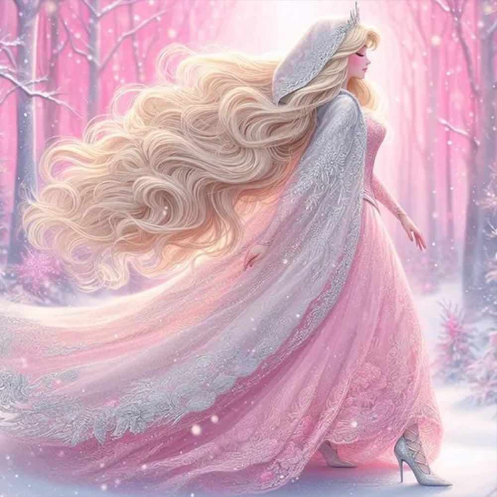 Diamond Painting - Full Round - walking rapunzel (30*30CM)