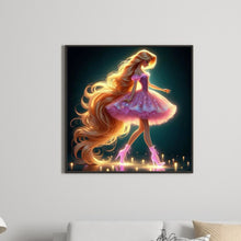 Load image into Gallery viewer, Diamond Painting - Full Round - walking rapunzel (30*30CM)
