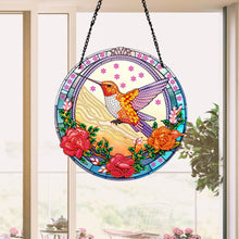 Load image into Gallery viewer, Suncatcher Diamond Painting Art Pendant Animal Diamond Drawing Hanging Ornament
