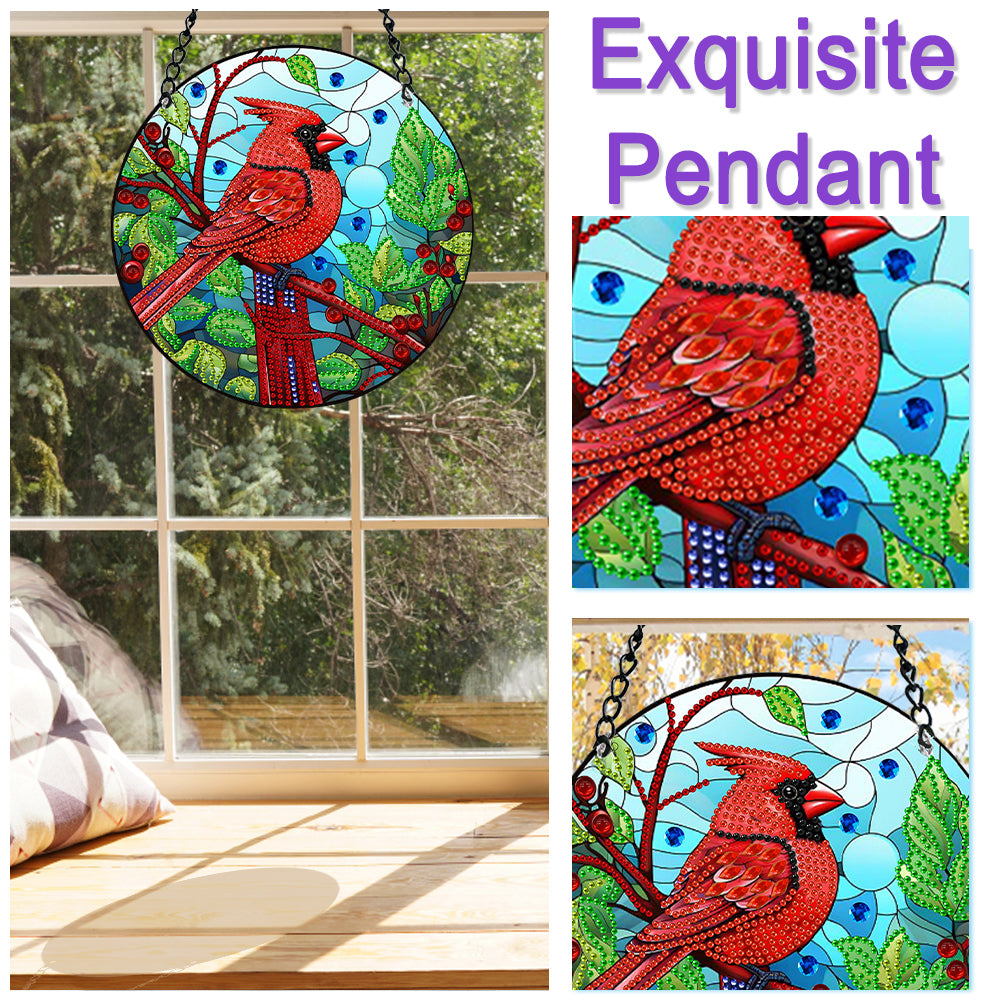 Suncatcher Diamond Painting Art Pendant Animal Diamond Drawing Hanging Ornament