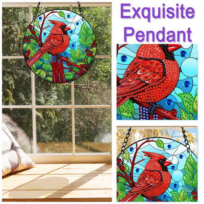 Suncatcher Diamond Painting Art Pendant Animal Diamond Drawing Hanging Ornament