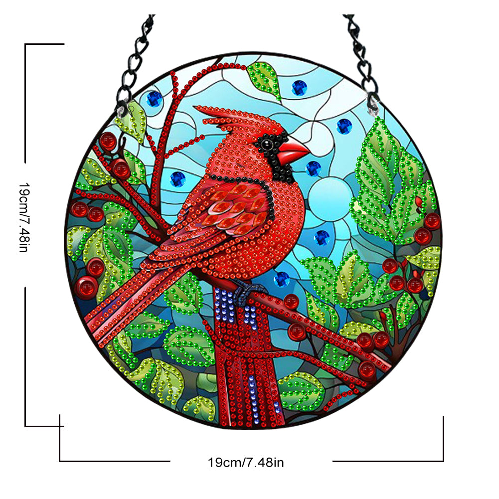 Suncatcher Diamond Painting Art Pendant Animal Diamond Drawing Hanging Ornament