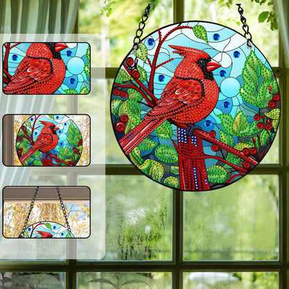 Suncatcher Diamond Painting Art Pendant Animal Diamond Drawing Hanging Ornament