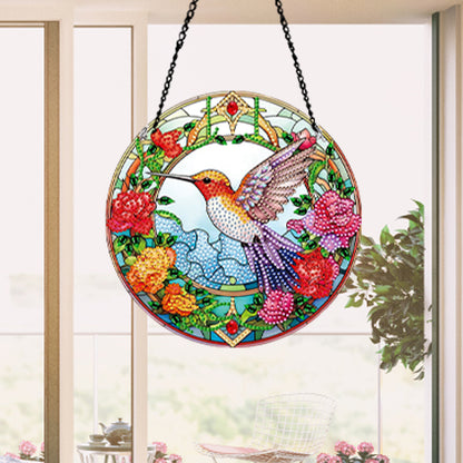 Suncatcher Diamond Painting Art Pendant Animal Diamond Drawing Hanging Ornament