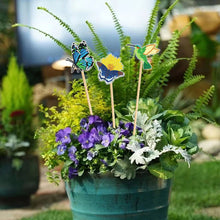 Load image into Gallery viewer, 16Pcs Butterfly Hummingbird Dragonfly Stakes Diamond Art Kits for Kids Beginners
