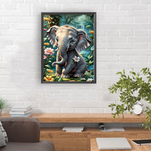 Load image into Gallery viewer, Diamond Painting - Full Round - elephant (30*40CM)
