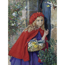 Load image into Gallery viewer, Diamond Painting - Full Round - little red riding hood girl (30*40CM)
