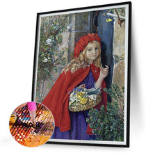 Load image into Gallery viewer, Diamond Painting - Full Round - little red riding hood girl (30*40CM)

