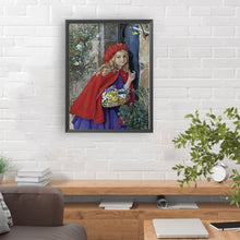 Load image into Gallery viewer, Diamond Painting - Full Round - little red riding hood girl (30*40CM)
