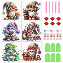 Load image into Gallery viewer, Diamond Painting - Full Round - Fruit and vegetable gnomes (30*30CM)
